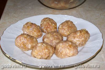 Фотографии рецепта Куриные котлеты с йогуртовым соусом, 06 Куриные котлеты с йогуртовым соусом, Шаг 06
