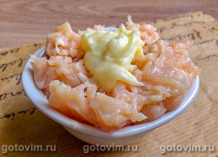 Фотографии рецепта Куриные крокеты с соусом бешамель, 06 Куриные крокеты с соусом бешамель, Шаг 06