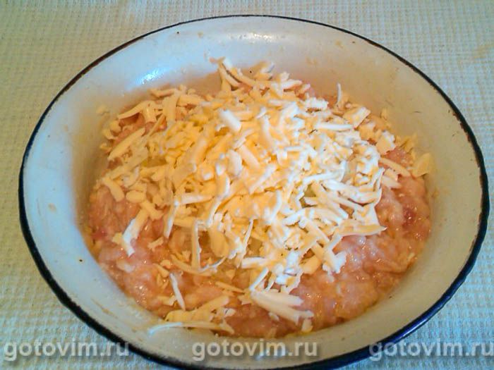 Фотографии рецепта Куриные фрикадельки в чесночном соусе, 04 Куриные фрикадельки в чесночном соусе, Шаг 04