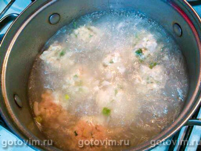 Фотографии рецепта Куриные фрикадельки в чесночном соусе, 07 Куриные фрикадельки в чесночном соусе, Шаг 07