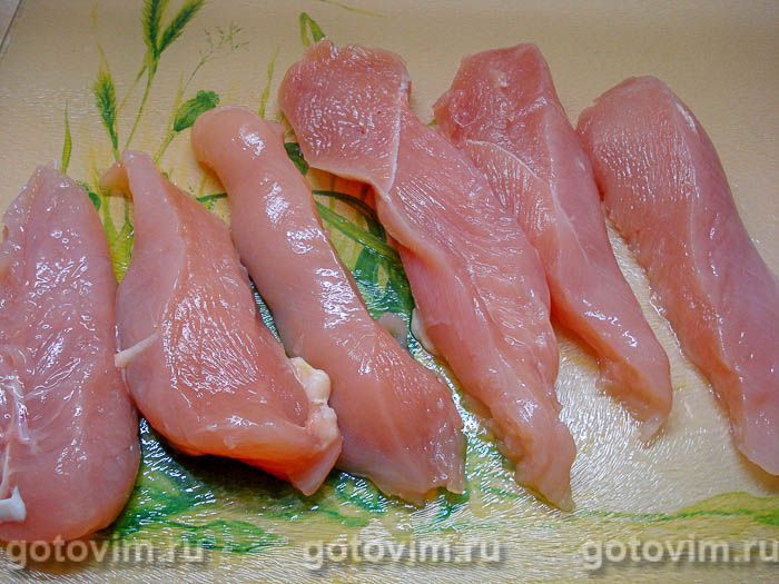 Фотографии рецепта Куриный шашлык в кружевном блинчике, 01 Куриный шашлык в кружевном блинчике, Шаг 01