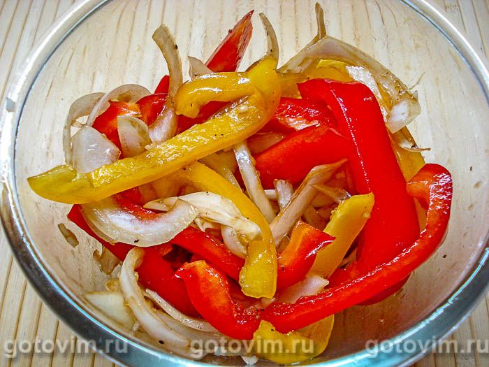 Фотографии рецепта Куриный шашлык в кружевном блинчике, 04 Куриный шашлык в кружевном блинчике, Шаг 04