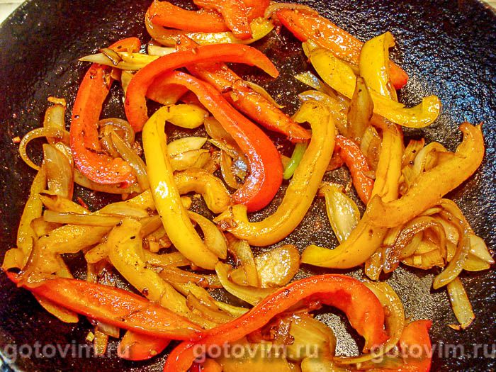 Фотографии рецепта Куриный шашлык в кружевном блинчике, 09 Куриный шашлык в кружевном блинчике, Шаг 09