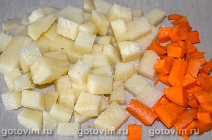 Фотографии рецепта Гречневый суп с курицей, 02 Гречневый суп с курицей, Шаг 02