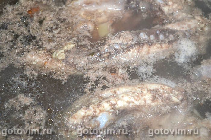 Фотографии рецепта Гречневый суп с курицей, 03 Гречневый суп с курицей, Шаг 03