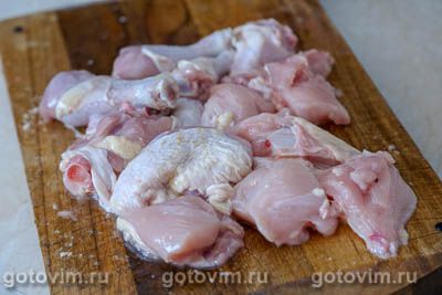 Фотографии рецепта Жареная курица с лисичками в сметане, 01 Жареная курица с лисичками в сметане, Шаг 01