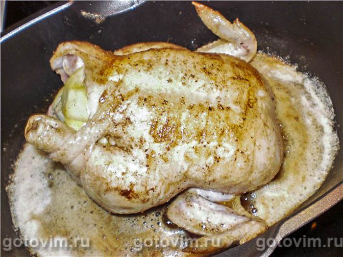 Фотографии рецепта Курица на молоке с лимоном от Джейми Оливера , 04 Курица на молоке с лимоном от Джейми Оливера , Шаг 04