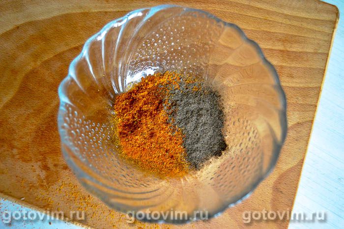 Фотографии рецепта Курица в имбирном маринаде с яблоками и апельсином, 03 Курица в имбирном маринаде с яблоками и апельсином, Шаг 03