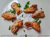 Куриные наггетсы в томатном маринаде и сухарной панировке