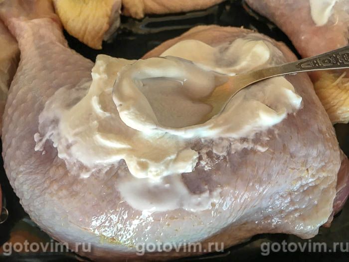 Фотографии рецепта Куриные окорочка с маскарпоне в духовке, 01 Куриные окорочка с маскарпоне в духовке, Шаг 01