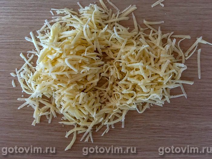 Фотографии рецепта Куриная печень с сыром, шпинатом и хреном, 03 Куриная печень с сыром, шпинатом и хреном, Шаг 03