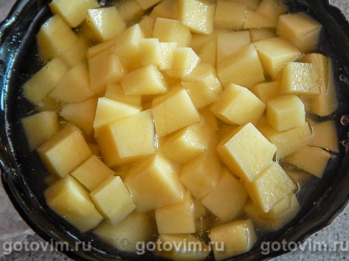 Фотографии рецепта Куриный суп с брокколи и цветной капустой, 01 Куриный суп с брокколи и цветной капустой, Шаг 01