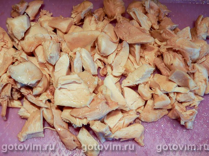 Фотографии рецепта Куриный суп с брокколи и цветной капустой, 05 Куриный суп с брокколи и цветной капустой, Шаг 05