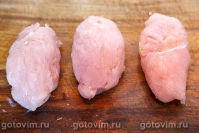 Фотографии рецепта Куриная грудка с ананасами и сыром, 07 Куриная грудка с ананасами и сыром, Шаг 07
