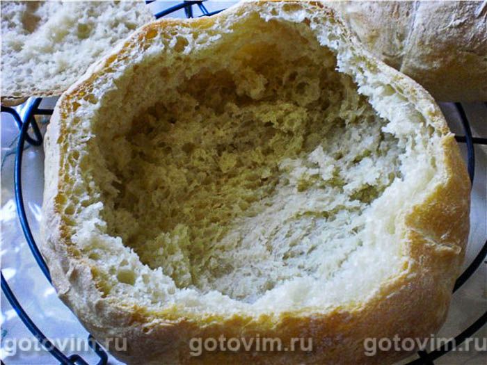 Фотографии рецепта Курица с корицей в каравае хлеба (Pan de pique-nique et un pool de cannelle) , 04 Курица с корицей в каравае хлеба (Pan de pique-nique et un pool de cannelle) , Шаг 04