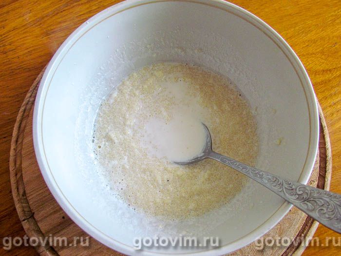 Фотографии рецепта Каша из кускуса с молоком, апельсином, курагой и орехами, 01 Каша из кускуса с молоком, апельсином, курагой и орехами, Шаг 01
