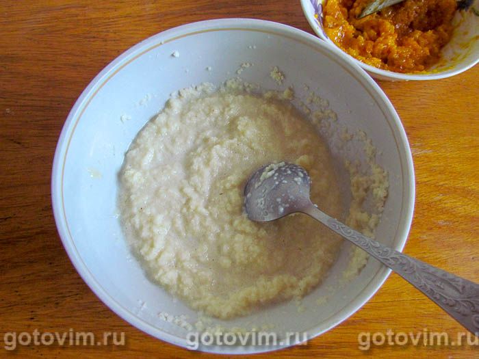 Фотографии рецепта Каша из кускуса с молоком, апельсином, курагой и орехами, 04 Каша из кускуса с молоком, апельсином, курагой и орехами, Шаг 04