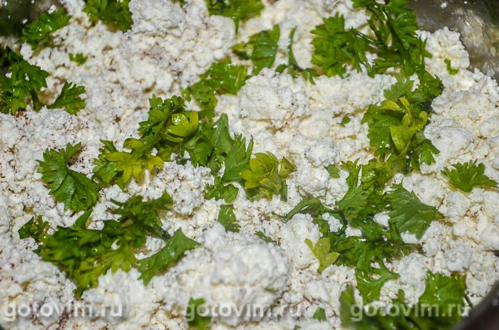 Фотографии рецепта Кутабы с творогом и зеленью, 01 Кутабы с творогом и зеленью, Шаг 01