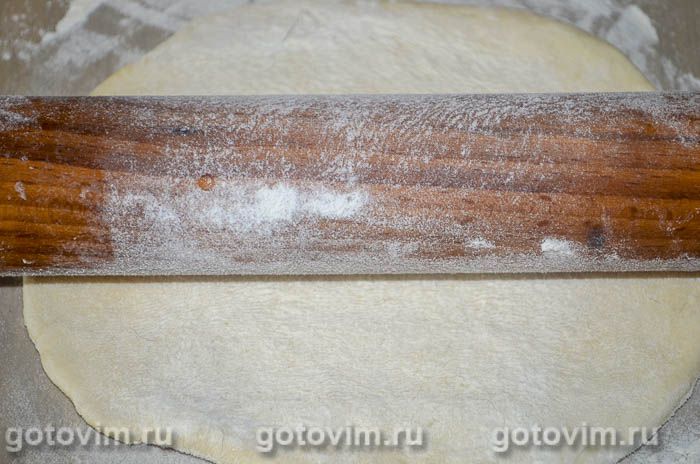 Фотографии рецепта Кутабы с творогом и зеленью, 04 Кутабы с творогом и зеленью, Шаг 04