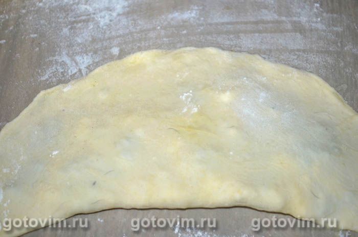 Фотографии рецепта Кутабы с творогом и зеленью, 06 Кутабы с творогом и зеленью, Шаг 06
