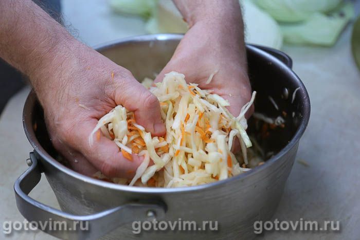 Фотографии рецепта Квашеная капуста с черным хлебом, 06 Квашеная капуста с черным хлебом, Шаг 06