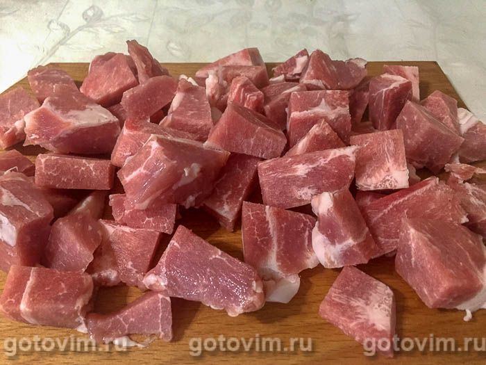 Фотографии рецепта Квашеная капуста с мясом, 01 Квашеная капуста с мясом, Шаг 01