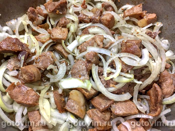 Фотографии рецепта Квашеная капуста с мясом, 04 Квашеная капуста с мясом, Шаг 04