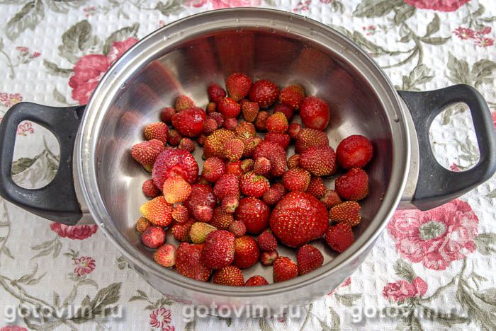 Фотографии рецепта Клубничный квас, 01 Клубничный квас, Шаг 01