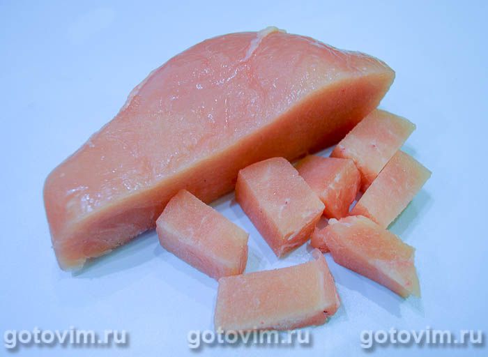 Фотографии рецепта Лапша удон с кабачками и курицей, 04 Лапша удон с кабачками и курицей, Шаг 04