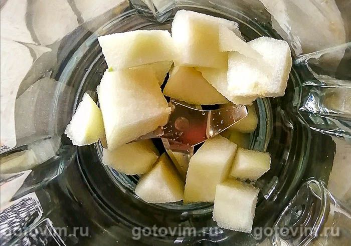 Фотографии рецепта Домашний кофе латте с пенкой из молока, груши и малинового сорбета, 01 Домашний кофе латте с пенкой из молока, груши и малинового сорбета, Шаг 01