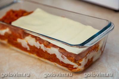 Фотографии рецепта Лазанья с уткой и тыквой, 07 Лазанья с уткой и тыквой, Шаг 07