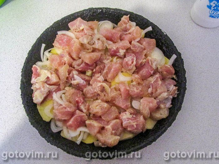 Фотографии рецепта Пирог ленивый курник, 04 Пирог ленивый курник, Шаг 04