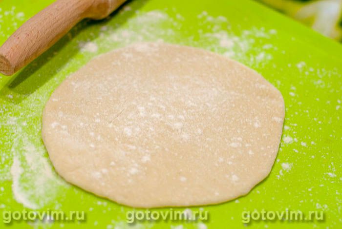 Фотографии рецепта Лепешки с сыром и сметаной в хлебопечке, 03 Лепешки с сыром и сметаной в хлебопечке, Шаг 03