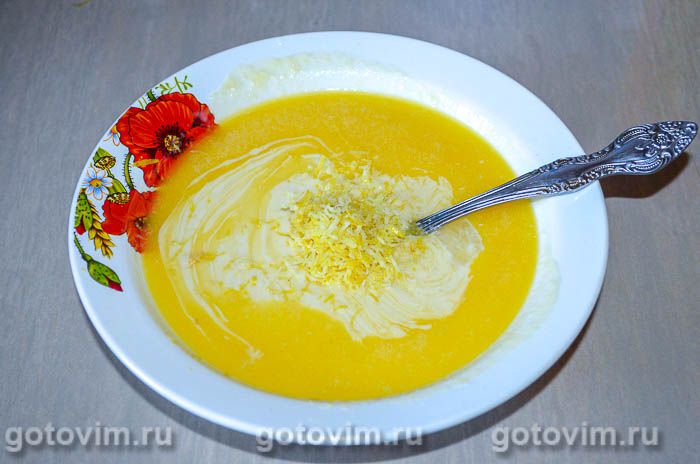Фотографии рецепта Лимонный кекс со сгущенкой на скорую руку, 03 Лимонный кекс со сгущенкой на скорую руку, Шаг 03