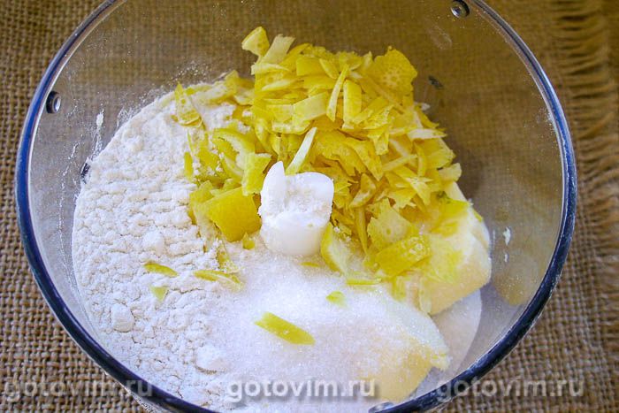 Фотографии рецепта Лимонный пирог с безе, 02 Лимонный пирог с безе, Шаг 02