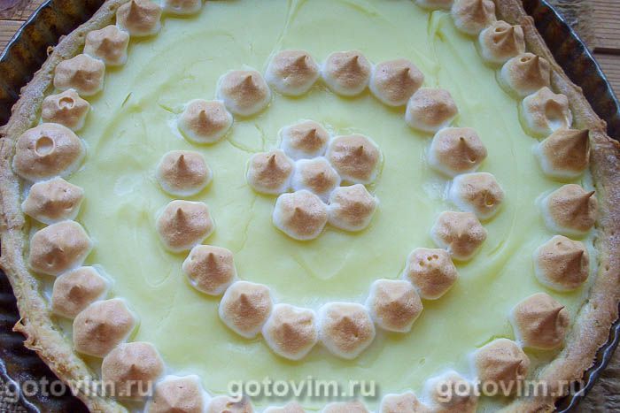 Фотографии рецепта Лимонный пирог с безе, 14 Лимонный пирог с безе, Шаг 14