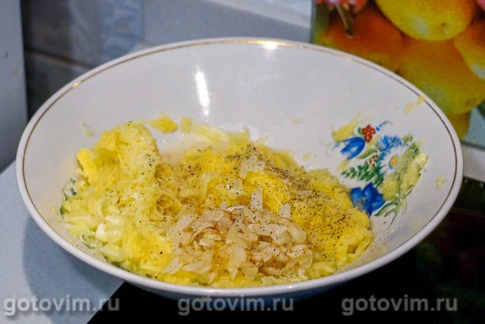 Фотографии рецепта Лодочки из кабачков, фаршированные картофелем и помидорами, 06 Лодочки из кабачков, фаршированные картофелем и помидорами, Шаг 06