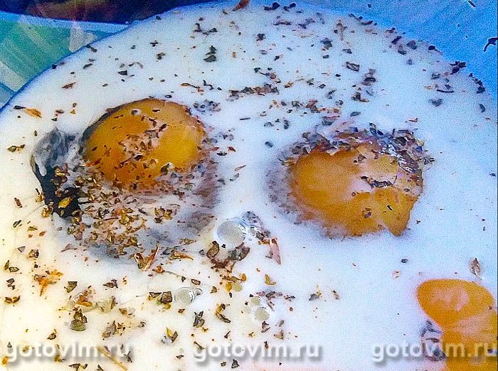 Фотографии рецепта Омлет с помидорами в формочках, 01 Омлет с помидорами в формочках, Шаг 01