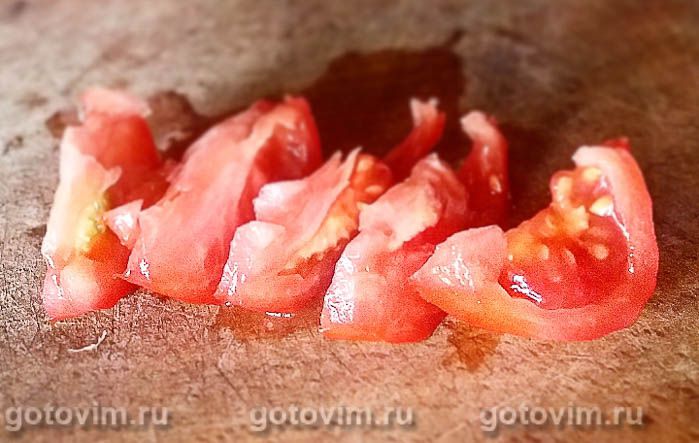 Фотографии рецепта Омлет с помидорами в формочках, 02 Омлет с помидорами в формочках, Шаг 02