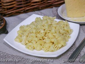 Макароны с сыром в микроволновке