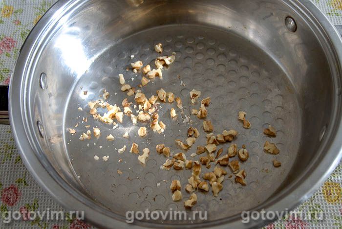Фотографии рецепта Макароны с тыквенным соусом и грецкими орехами, 05 Макароны с тыквенным соусом и грецкими орехами, Шаг 05