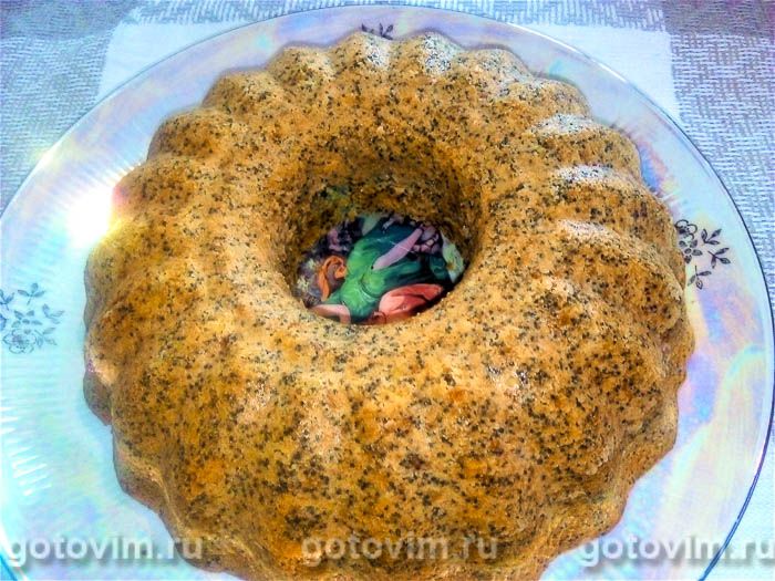Фотографии рецепта Кекс с маком, апельсиновой цедрой и орехами, 06 Кекс с маком, апельсиновой цедрой и орехами, Шаг 06