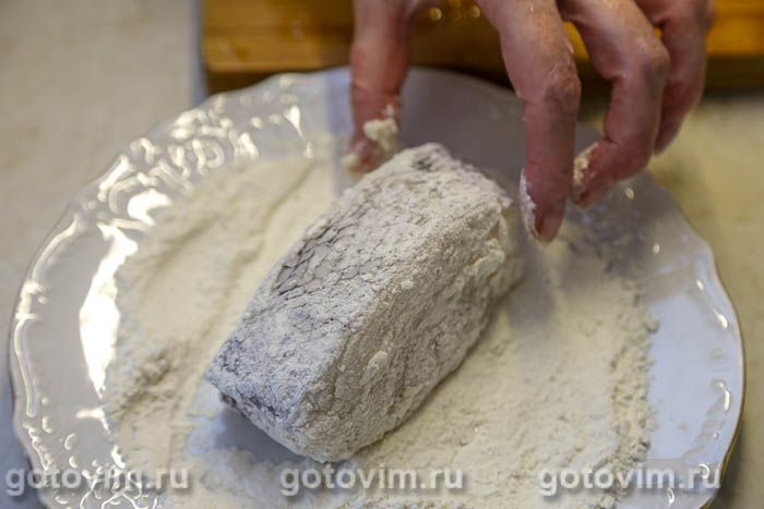 Фотографии рецепта Макрурус, жаренный в панировке, 05 Макрурус, жаренный в панировке, Шаг 05