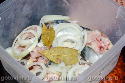Фотографии рецепта Малосольная скумбрия, 05 Малосольная скумбрия, Шаг 05