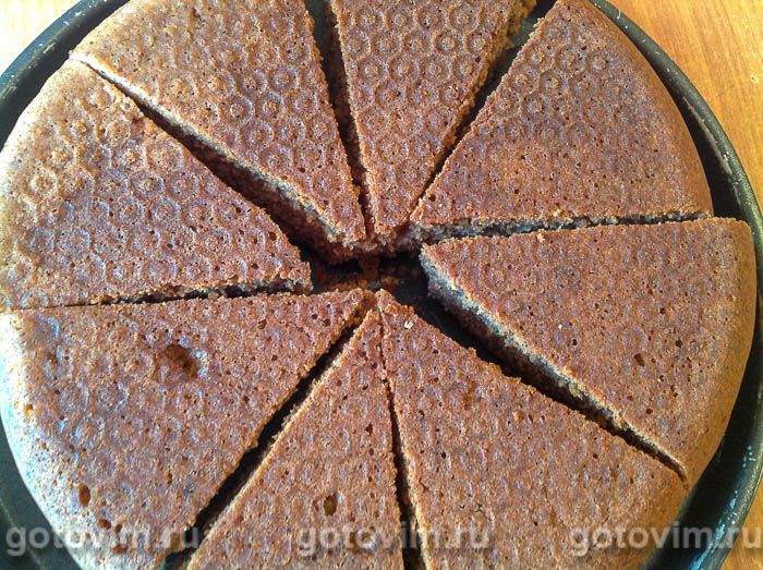 Фотографии рецепта Шоколадный манник в мультиварке, 08 Шоколадный манник в мультиварке, Шаг 08