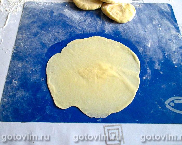 Фотографии рецепта Манты с картошкой и солёным салом, 07 Манты с картошкой и солёным салом, Шаг 07