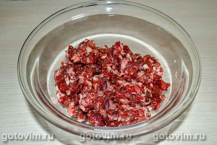Фотографии рецепта Манты с мясом и картошкой, 01 Манты с мясом и картошкой, Шаг 01