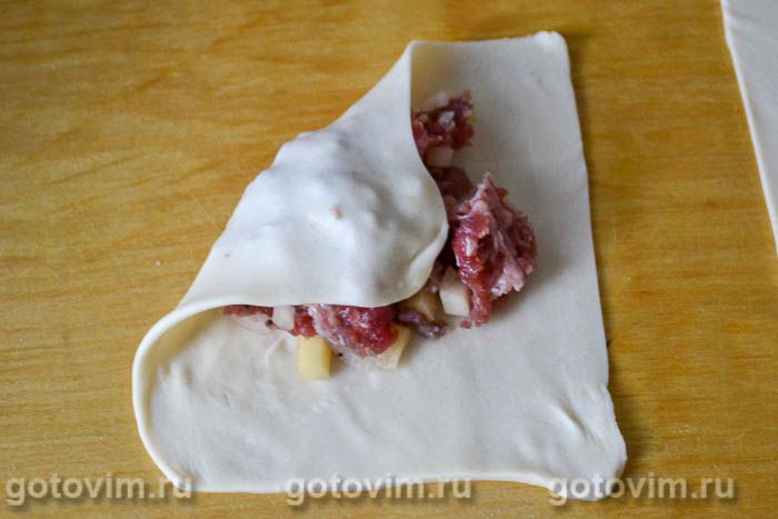 Фотографии рецепта Манты с мясом и картошкой, 06 Манты с мясом и картошкой, Шаг 06