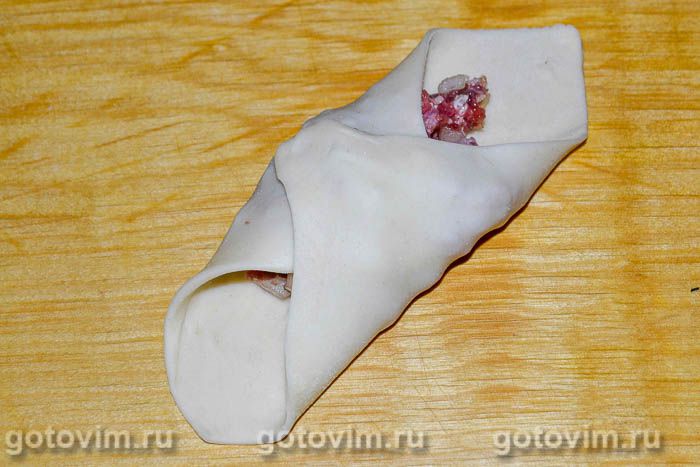 Фотографии рецепта Манты с мясом и картошкой, 07 Манты с мясом и картошкой, Шаг 07
