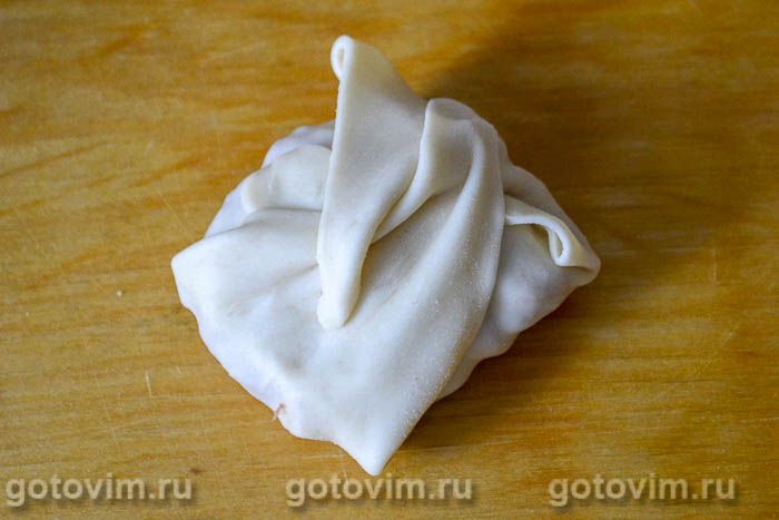 Фотографии рецепта Манты с мясом и картошкой, 08 Манты с мясом и картошкой, Шаг 08